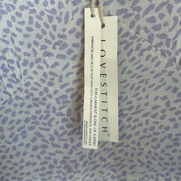 LoveStitch Fit & Flare Pretty Please Mini Dress V-Neck Floral NWT, Size Small - Picture 6 of 12